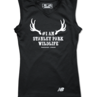 I am Stanley Park Wildlife Sleeveless sports top